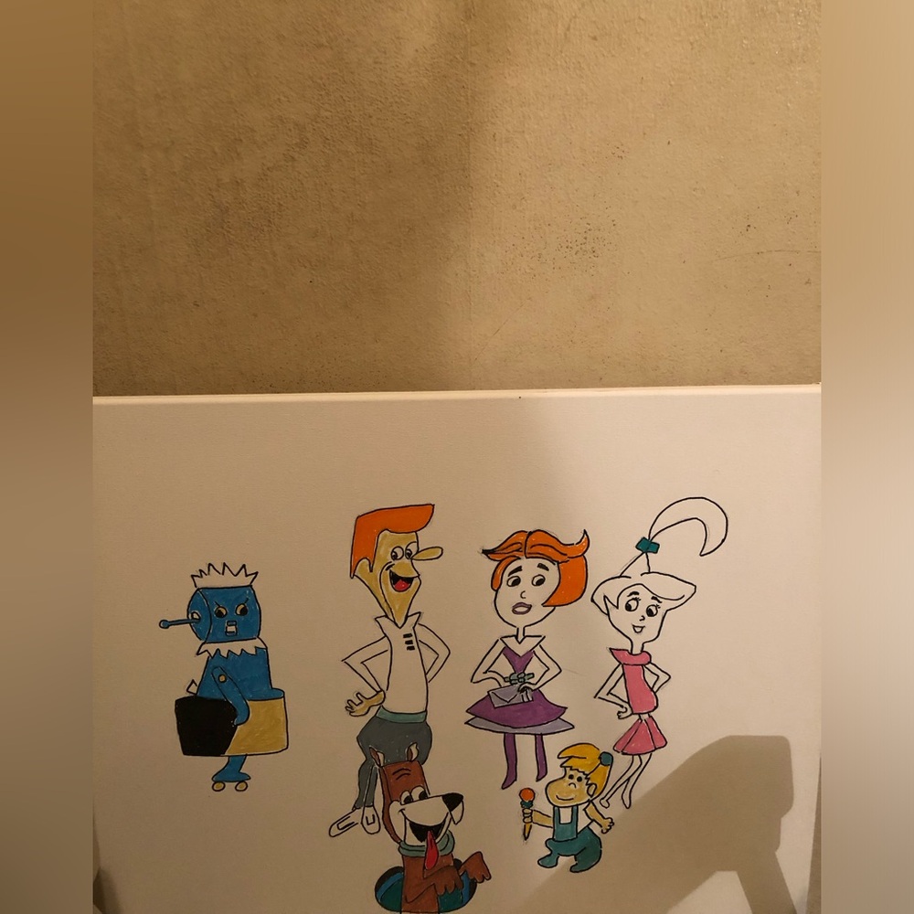 Retro Cartoon Character Art Print